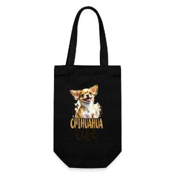 Chihuahua Chihuahueño Chihuahua - Gift Bag for Bottles - black - Front