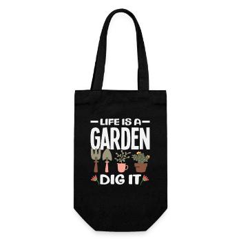 Jardinage amateur de plantes de jardin - Sac à bouteille - noir - Devant