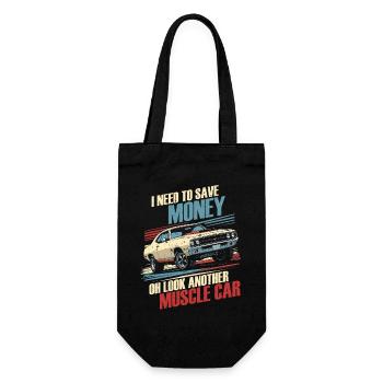 Classic Car Collector - Gift Bag for Bottles - black - Front