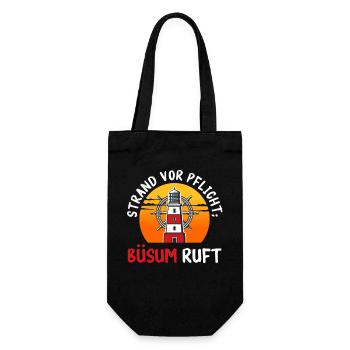 Vacances en mer du Nord PLAGE AVANT L’APPEL DE BÜSUM - Sac à bouteille - noir - Devant