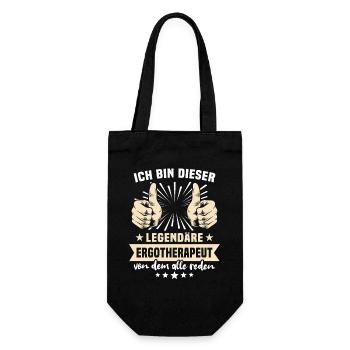 Occupational Therapist Sayings - Gift Bag for Bottles - black - Front