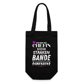 Chefin dieser Starken Bande Chefin Geschenke - Sac à bouteille - noir - Devant