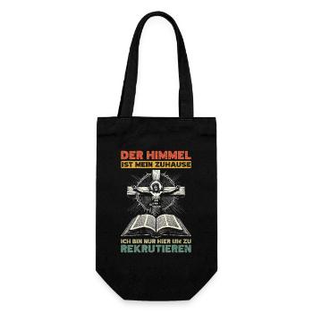 Heaven Is My Home Church Christian - Gift Bag for Bottles - black - Front