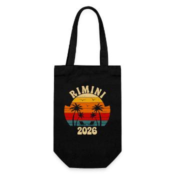 Rimini Sunset Retro 2026 - Gift Bag for Bottles - black - Front