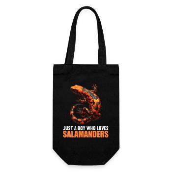 Fire Salamander Salamander - Gift Bag for Bottles - black - Front