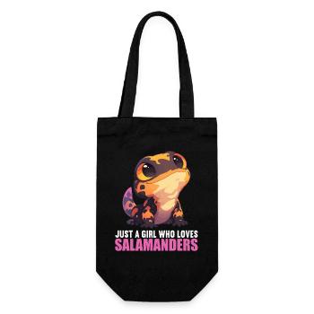 Fire Salamander Salamander - Gift Bag for Bottles - black - Front