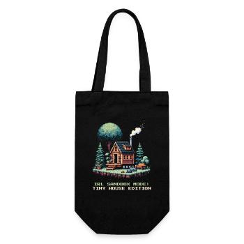 Mode bac à sable IRL | Mode de vie dans les maisons miniatures - Sac à bouteille - noir - Devant