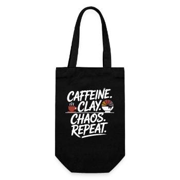 Conception Répétition de Caféine Clay Chaos - Sac à bouteille - noir - Devant