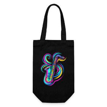 Saxophone - Sac à bouteille - noir - Devant