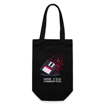 Fichier de sauvegarde cassé | Ironie de l’Undertaker - Sac à bouteille - noir - Devant