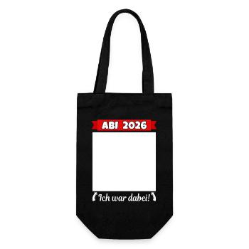 Abitur 2026 Abitur Graduation Guestbook Abitur - Gift Bag for Bottles - black - Front