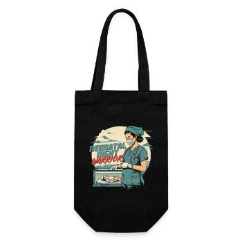NICU Nurse - Gift Bag for Bottles - black - Front
