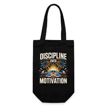 New Years Resolution Motivational Quotes - Gift Bag for Bottles - black - Front