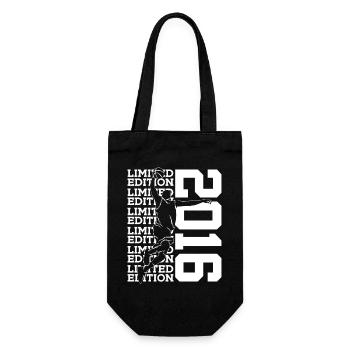 LIMITED EDITION 2016 BASKETBALL 10. GEBURTSTAG - Geschenkbeutel für Flaschen - Schwarz - Vorne