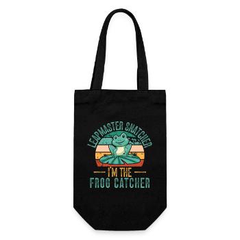 Frog Catcher Leapmaster Snatcher Frog - Geschenkbeutel für Flaschen - Schwarz - Vorne