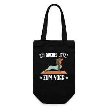 Méditation Je vais faire du yoga maintenant - Sac à bouteille - noir - Devant