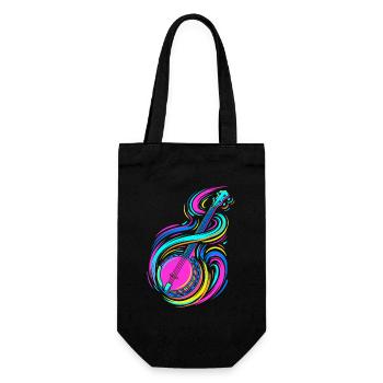 Banjo - Gift Bag for Bottles - black - Front