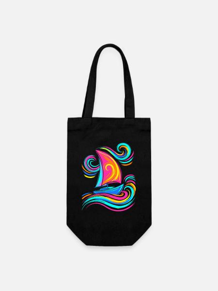Voilier - Sac à bouteille - noir