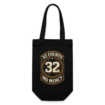 Line Dance Line Dancer 32 Counts - Gift Bag for Bottles - black - Front