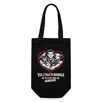 Veterinarian Veterinarian - Gift Bag for Bottles - black - Front