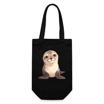 Sea Lions Sea Lion - Gift Bag for Bottles - black - Front