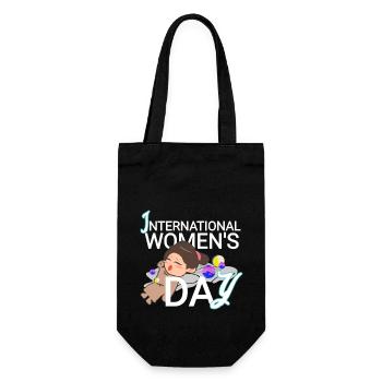 Journée internationale des femmes - Sac à bouteille - noir - Devant