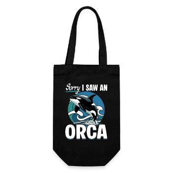 Funny Orca - Gift Bag for Bottles - black - Front