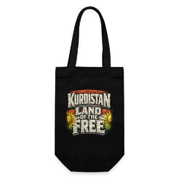 Terre du Kurdistan des Kurdes libres - Sac à bouteille - noir - Devant