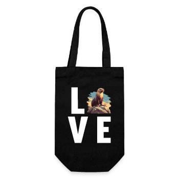 Sea Lions Sea Lion - Gift Bag for Bottles - black - Front