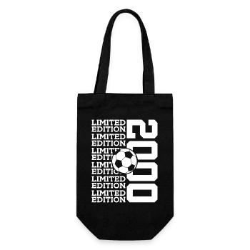 LIMITED EDITION 2000 FOOTBALL 26TH BIRTHDAY - Gift Bag for Bottles - black - Front