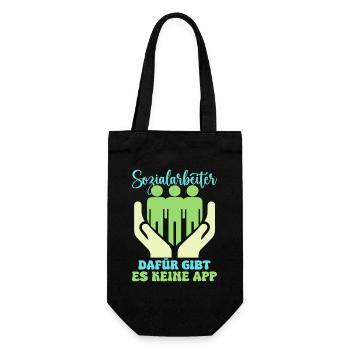 Travailleur social Il n’existe pas d’application sociale pour cela - Sac à bouteille - noir - Devant