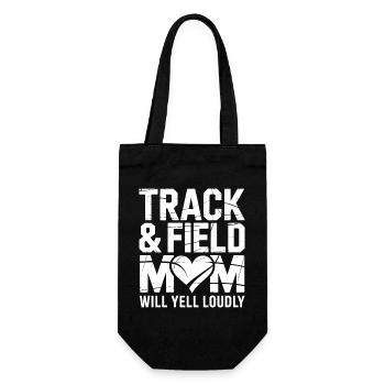 Athletics Sayings Athletics Gift - Gift Bag for Bottles - black - Front