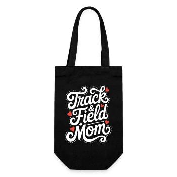 Athletics Sayings Athletics Gift - Gift Bag for Bottles - black - Front