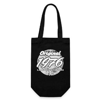 50e anniversaire 1976 cadeau pour hommes et femmes - Sac à bouteille - noir - Devant