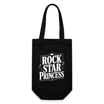 Rock Star Princess - Gift Bag for Bottles - black - Front