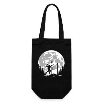 Bigfoot Volleyballspieler - Geschenkbeutel für Flaschen - Schwarz - Vorne
