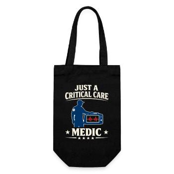 Intensivpflegesanitäter Advanced Emt Als Identity - Geschenkbeutel für Flaschen - Schwarz - Vorne