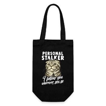 Katzenliebhaber-Kostüm für Scottish Fold Mom Scottish - Geschenkbeutel für Flaschen - Schwarz - Vorne