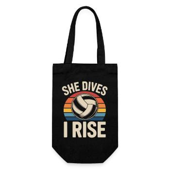 Drôle de cadeau de volley-ball en prononçant le volley-ball - Sac à bouteille - noir - Devant