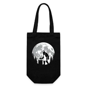 Bigfoot Metzger - Geschenkbeutel für Flaschen - Schwarz - Vorne