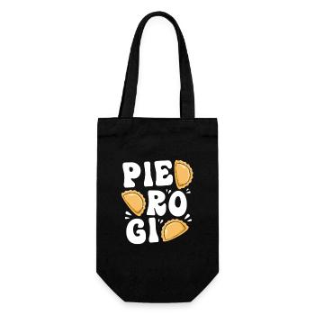 Poland Polish Pierogi - Gift Bag for Bottles - black - Front