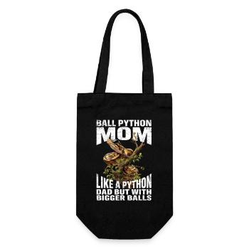 King Python Mom Mom Snakes Terrarium Python - Gift Bag for Bottles - black - Front