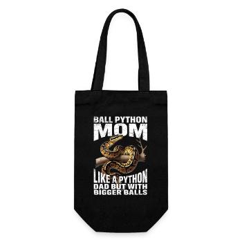 King Python Mom Mom Snakes Terrarium Python - Gift Bag for Bottles - black - Front