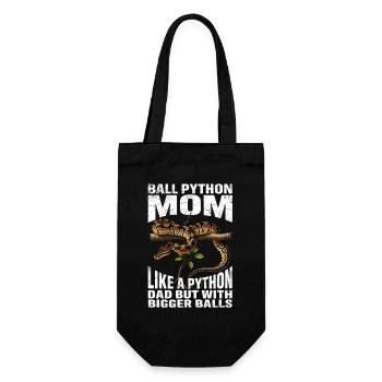 King Python Mom Mom Snakes Terrarium Python - Gift Bag for Bottles - black - Front