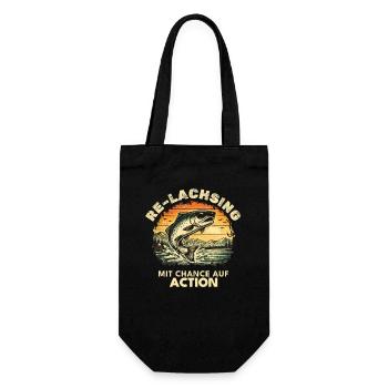 up05_Relaxing_sunset_round - Gift Bag for Bottles - black - Front