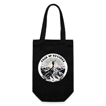 Summit of success - Gift Bag for Bottles - black - Front