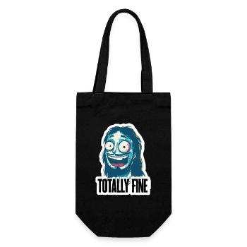 Totalement d’accord, ça me va mec - Sac à bouteille - noir - Devant