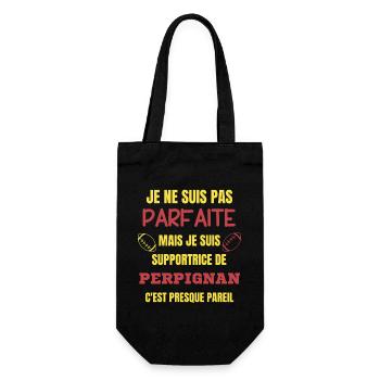 Supportrice de Perpignan Rugby - Sac à bouteille - noir - Devant