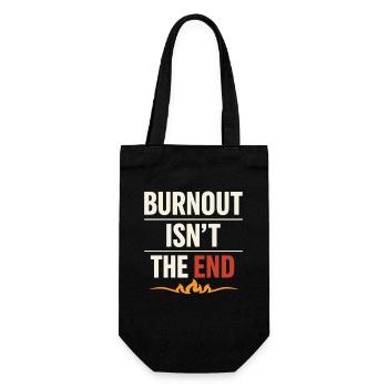 Healing Journey to Transform Inner Strength - Gift Bag for Bottles - black - Front