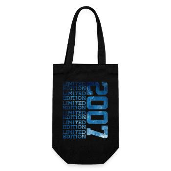 LIMITED EDITION 2007 19 YEARS 19TH BIRTHDAY - Gift Bag for Bottles - black - Front